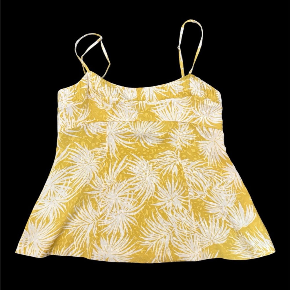 Rebecca Taylor Yellow and White Floral Top